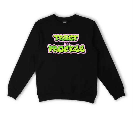 Trust The Process Crewneck (Black)